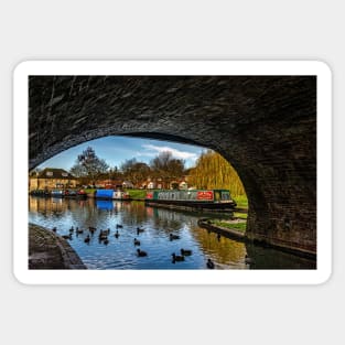 Under The Bridge To Hungerford Wharf Sticker